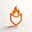 火绒安全软件官方 Logo - 橙色火焰盾牌图标